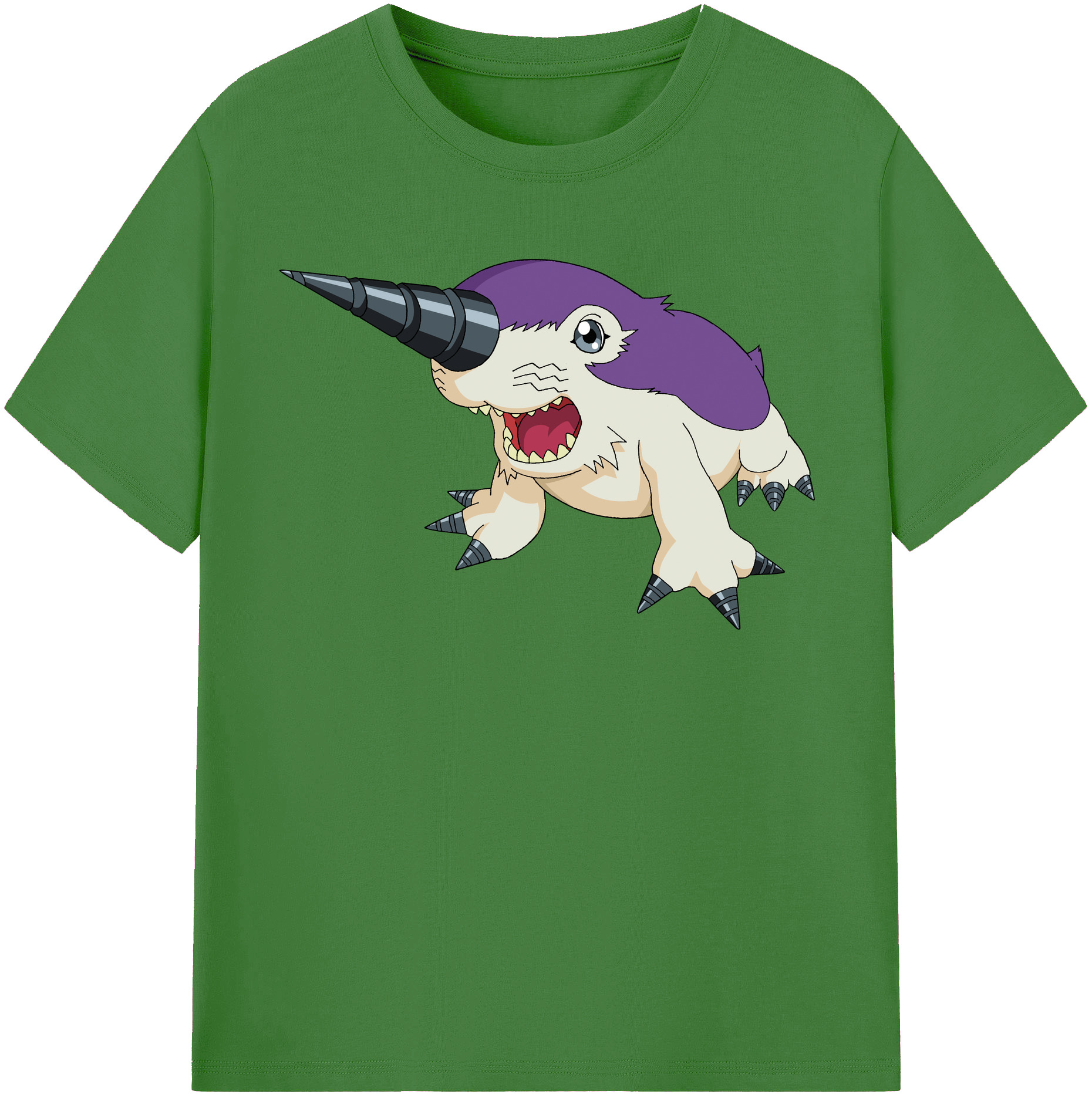 （画像用） Digimon デジタルモンスター/デジモン レディースカジュアルプリントTシャツ（綿100％）